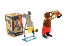 2 x Tanzfiguren Schuco Patent, made in