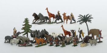 Konvolut Zinnfiguren plastische