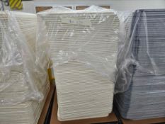 pallet of Rehrig Pacific Huskylite peel boards