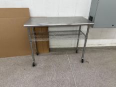 Stainless Steel Rolling Cart