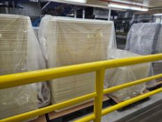 pallet of Rehrig Pacific Huskylite peel boards
