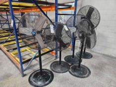 (5) Floor Fans