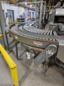 Pulver 90-Degree Motorized Roller Conveyor
