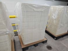 pallet of Rehrig Pacific Huskylite peel boards