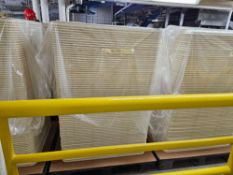 pallet of Rehrig Pacific Huskylite peel boards
