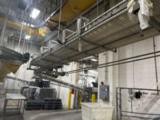 Suspended Plastic Mat-Top Conveyor