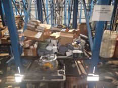 Pallet of MRO parts including Allen Bradley Modules and Powerflex Drives