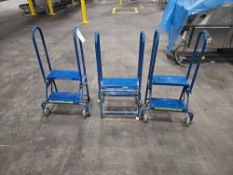 (3) Ballymore 2-Step Rolling Step Ladders