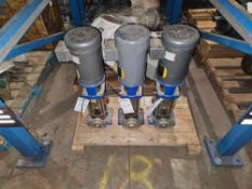 (3) Goulds Pumps With Baldor Motors