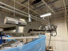 12-Foot Long Motorized Plastic Mesh Conveyor