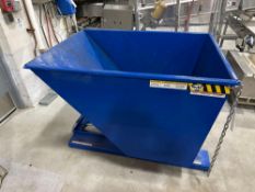 Vestil D-100-HD Self-Dumping Steel Hopper