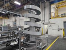 Ryson International Low Infeed High Outfeed 5 Level 144 Inch Tall Spiral Conveyor