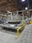 Pulver Genau 100'L x 9.5' W Direct Gas Fired 9 Burner Tunnel Oven