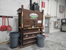 Ver-Tech V63HD 50 Cubic Foot Hydraulic Vertical Baler With a 15 HP Motor