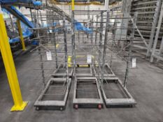 (6) Rolling Baking Racks