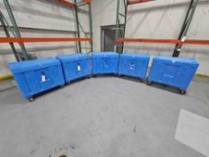 (5) Thermosafe Durable Transport Coolers