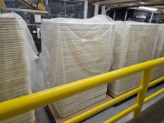 pallet of Rehrig Pacific Huskylite peel boards