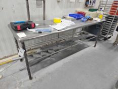 Stainless steel Prep table