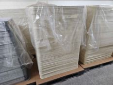 pallet of Rehrig Pacific Huskylite peel boards