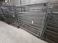 (2) Rolling Bread Racks