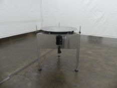 E-Pak 40” Diameter Stainless Steel Accumulation Table W/ 0.25 HP Motor
