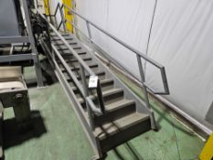 12-Step Metal Stairway