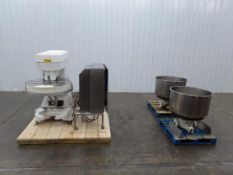 Diosna 125A Spiral Mixer with Controls and 2 Bowls