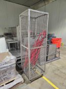 (5) Stainless Steel Wire Storage Cabinets on Casters