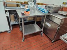 Stainless Steel Prep Table