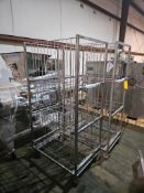 Set of racks on casters