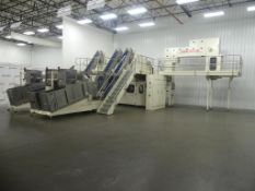 Cremer TQI-4150 Multi-Channel Counting System with (3) Incline Conveyors and Z-Frame Bucket Eleva...