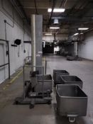 Tote Dumper With 4 Totes