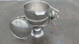 Groen D-30 30 gallon Half Jacketed Steam Kettle