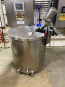 Stainless Steel Mixing Tank W/ SpxFlow Lightning Propeller-Style Agitator