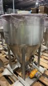Powder Process Solutions Tote 15 Cu Ft Stainless Steel Product Hopper - Subject to Bulk
