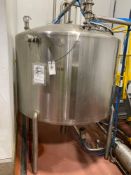 800 Gallon Stainless Steel Single Wall Mixing Tank With 2 Inch Connections