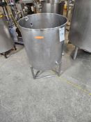 50 Gallon SS Single Wall Open Top Holding Tank