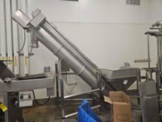 Stainless Steel Incline Auger Conveyor