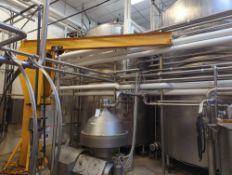 Feldmeier 6,000 Jacketed Stainless Steel Holding Tank With 5 HP Agitation