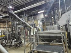 Austin Mac Inc. Incline Auger Conveyor and Infeed Hopper