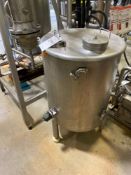 100 Gallon Stainless Steel Single Wall Holding Tank