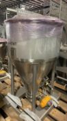 Powder Process Solutions Tote 15 Cu Ft Stainless Steel Product Hopper - Subject to Bulk