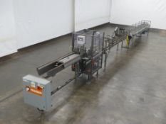 Pearson BE60 6-Pack Beverage Carrier Erector with Twin Lane Conveyor