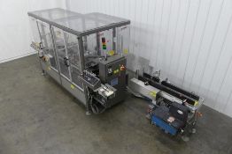 Serpa 2000VCM Semi-Automatic, Continuous Motion, Hot Melt Vertical Glue Cartoner with Magazine