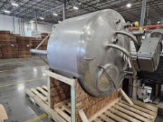 Feldmeier 650 Gallon Jacketed Stainless Steel Mixing Tank