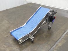BMI Blue Belt Incline Takeaway Conveyor
