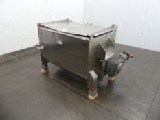 Feldmeier 650 Gallon (80 Cubic Feet) Jacketed Stainless Steel Horizontal Paddle Mixer