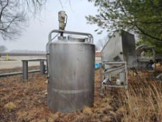 Walker 600 Gallon Jacketed Stainless Steel Mixing Tank