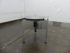 E-Pak 40” Diameter Stainless Steel Accumulation Table W/ 0.25 HP Motor