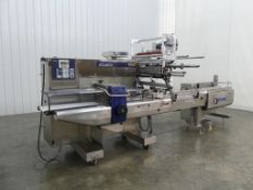 Ulma Atlanta Horizontal 1-Up Seal Jaw Print Registered Film Horizontal Wrapper w Indexing Conveyor